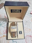 Vintage SEIKO C153-5007 Digital Quartz LCD Calculator Watch with Box and Stylus