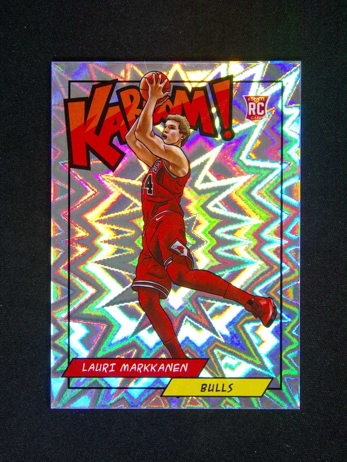 2018 Panini Lauri Markkanen RC Rookie Kaboom Case Hit SSP