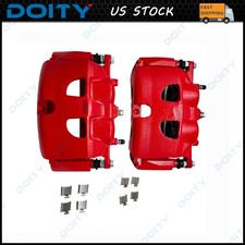 2Pcs Red Front Disc Brake Calipers for Ford F-150 Expedition Lincoln Navigator