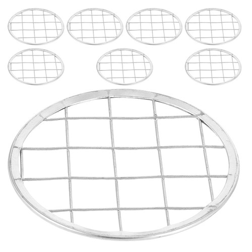  8 Pcs Floral Arrangement Mesh Grid for Flower Vase Holder Inserts - Foto 1 di 9