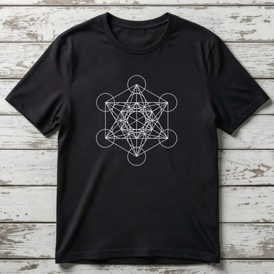 Metatron's Cube Sacred Geometry Shirt | Geometric Graphic Unisex Tee V1