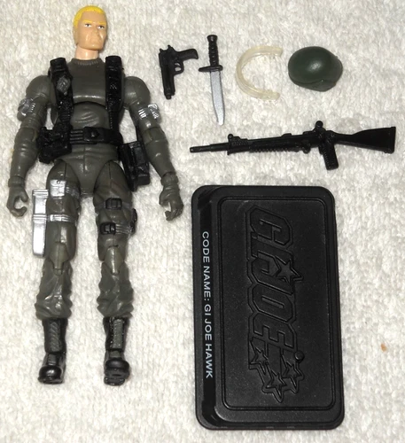 2008 G.I. Joe Hawk (version 1) - 100% complete (Hasbro GI Joe figure)