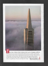 Transamerica People In The Pyramid Life Insurance Investments 1995 Vintage Ad