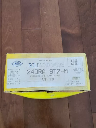 Alco Controls Refrigerant Solenoid Valve 240RA 9T7M NEW
