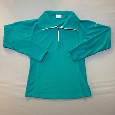 Columbia Women's Glacial Fleece III 1/2 Zip Teal Pullover Medium AL6437