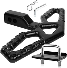 Eapele Tow Hitch Step for 2 inch Receivers, Solid Steel Construction Rust Free P