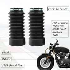 Para Triumph T100 Hinkley Bonneville 2001-2013 Horquilla Delantera Polainas Bota Cubierta Antipolvo