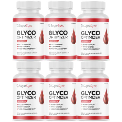 Sugar Sync Glyco Optimizer Maximum Strength Glycogen Supplement - 6 Bottles
