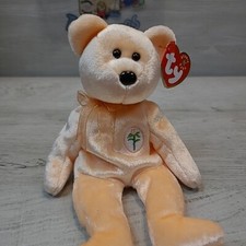 TY Beanie Baby Dearest Bear 2001 Stuffed Plush Toy VGC 
