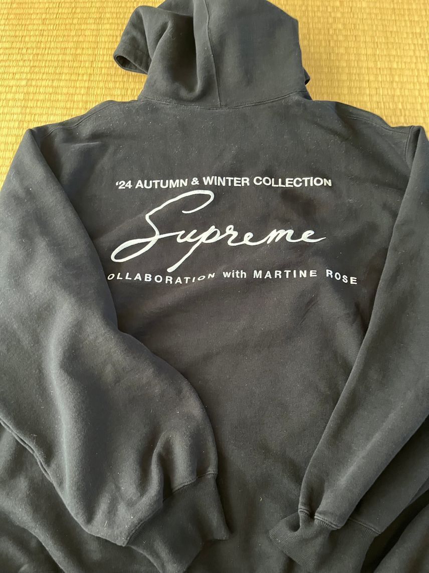 Supreme X Martine Rose Hooded Sweatshirt Black from Jp | eBay Supreme X Martine Rose Hooded Sweatshirt Black from Jp | eBay