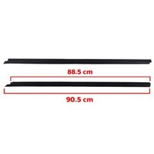 Nissan D21 Door Trim 4-Piece Door Window Molding Trim Set For Nissan Pickup D21 Hardbody 1986-1994 - Black Rubber Nissan Pickup D21 Accessories