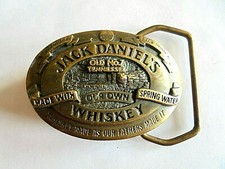 Vintage 1989 Arroyo Grande Jack Daniel's Whiskey Ladies Advertising Belt Buckle