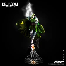 Dr. Doom resin scale model kit unpainted 3d print