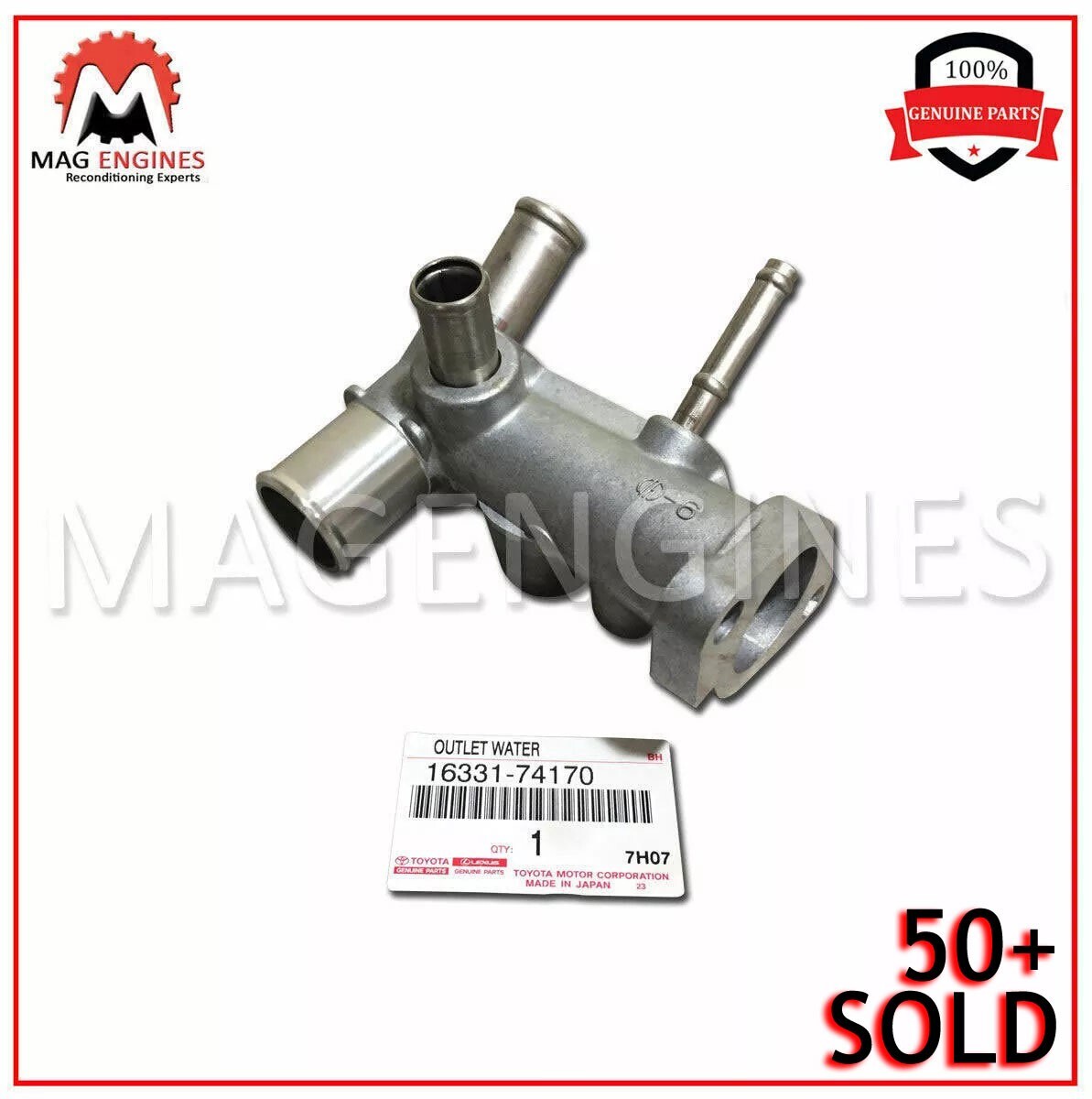 16331-74170 GENUINE OEM OUTLET WATER PIPE FOR CAMRY CELICA RAV4