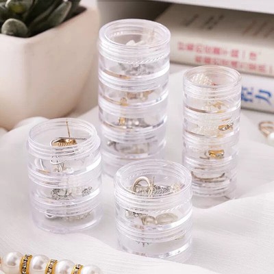 5thJewelry Storage Box Multilayer Organizer Storage Rack Bracelet Earrings Nail