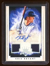 KRIS BRYANT DIAMOND KING RC AUTO #D /99 DUAL GAME JERSEY CUBS SUPER RC AUTOGRAPH