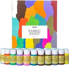 Peinture Textile Permanent et Lavable Nazca Colors – 24 Couleurs x 30ml