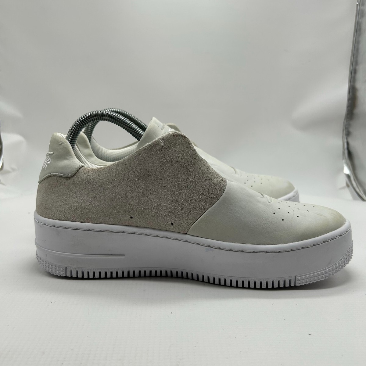 Nike Air Force 1 Sage XX Womens Size 9.5 US A01215-100 Off- White