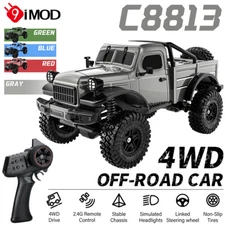 JJRC C8813 2.4G 4WD 12km/h Climbing Off-Road Lights Remote Controller RC Pickup