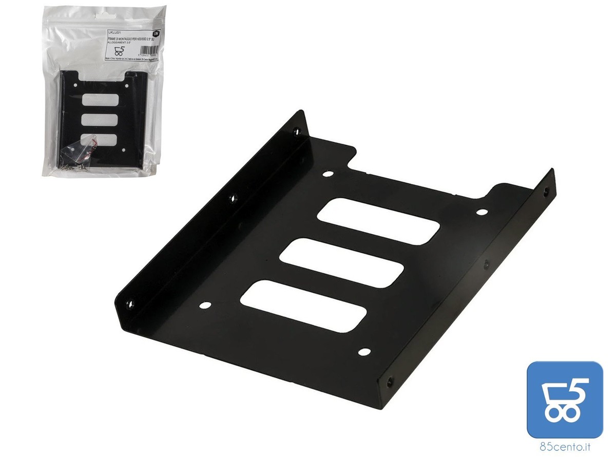 SSD Adattatore Frame Supporto In Metallo HDD Interno PC Computer Da 2,5 - Foto 8