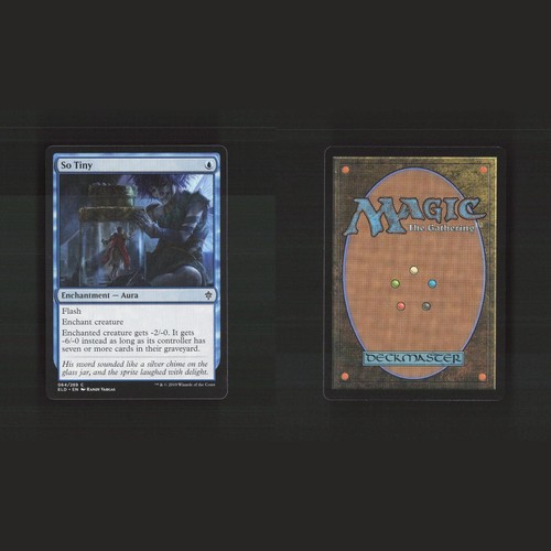 So Tiny 064/269 4x PLAYSET Throne of Eldraine Blue Enchantment MTG Card - Picture 4 of 6