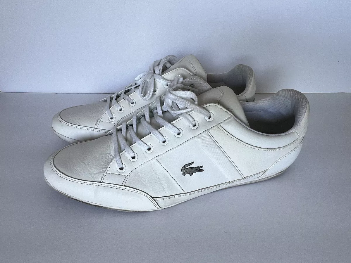 Satire rør højdepunkt Lacoste Mens Chaymon BL 1 Shoes White Size 11 Sneakers | eBay