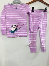 New Carter's Girls Penguin Pajama set Snug Fit Long Sleeve Pants Toddler U pick