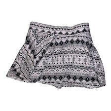 Girl's Skort - Size Large 10/12 - Black  White - Children's Place
