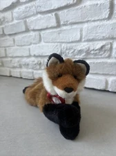 Fletcher 19" DLUX Red Fox by Douglas Stuffed Animal Plush Cuddle Toy kit white