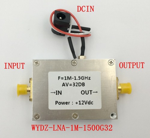 1-1500MHz LNA Broadband Low Noise RF Amplifier Module VHF/UHF Receiver ...