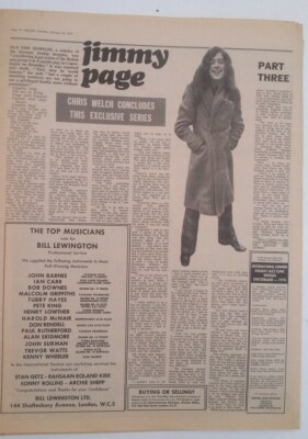 ZEPPELIN 'Jimmy Page on Zeppelin sticking together' 1970 UK ARTICLE/clipping