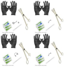 Internal Threaded Piercing Kit 316L Steel Jewelry Belly, Eyebrow, Labret or Lip