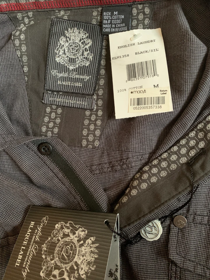 English Laundry by Christopher Wicks Blaque Label Men's Dress Shirt  - Image 2 of 4