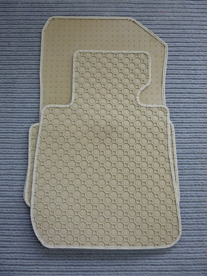 $$$ Campos de dirección alfombrillas de goma adecuadas para Porsche 928 + BEIGE + goma + NUEVO $$$ Foto 2 de 3