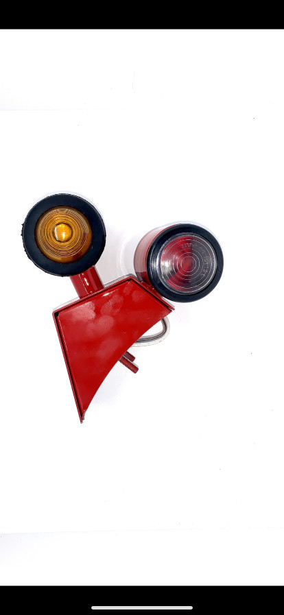 Clignotant double face et feu de position LED avec support étanche IP67 pour quad