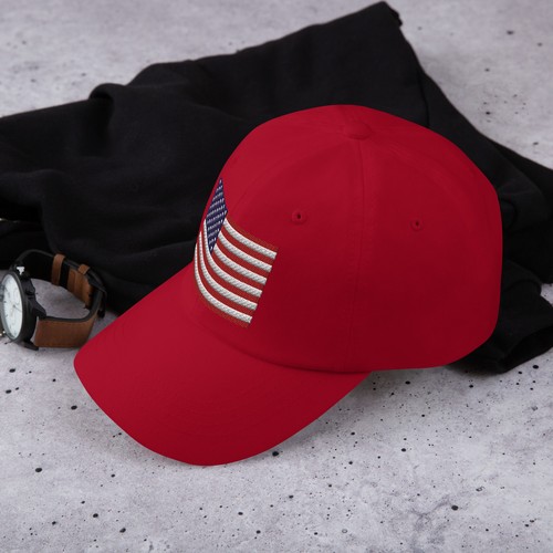 USA Flag Embroidered Dad hat - Picture 7 of 81