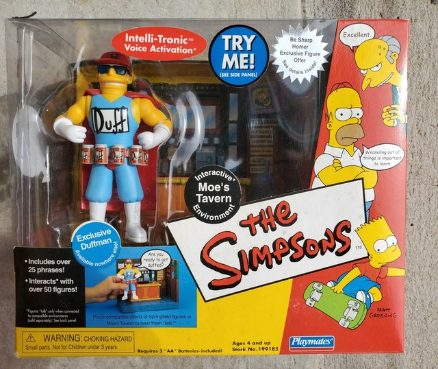 The Simpsons World of Springfield Moe's Tavern Playset Playmates