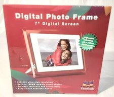 New ViewSonic Digital Photo Picture Frame 7" Alarm Clock Function