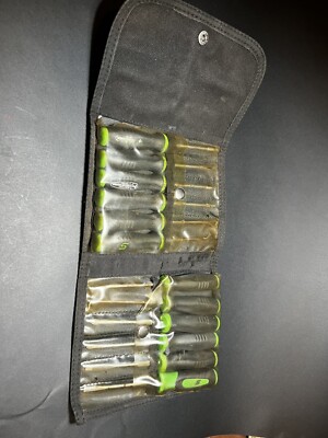 スナップオン MINI12PAKO セット Snap-on Tools RARE 12pc ORANGE Hard Grip Mini Screwdriver & Pick