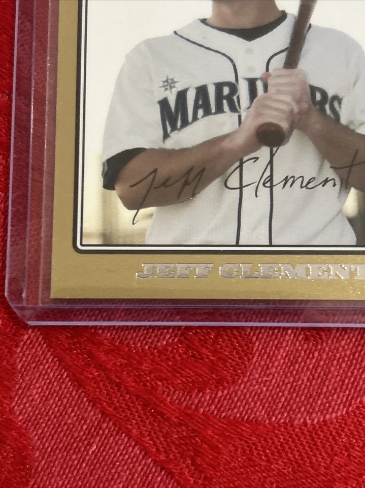 2008 Topps Gold Border #286 Jeff Clement /2008 - Image 4 of 4