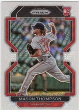 2022 Panini Prizm White Wave #28 Mason Thompson