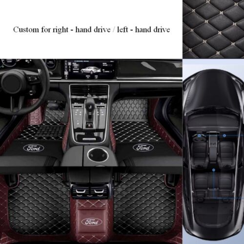Fit For Ford F-150 2004-2024 Car Floor Mats Waterproof 2 Door 4 Door Auto Carpet - Picture 6 of 21