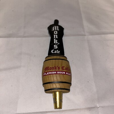 Figural Monk's Cafe Flemish Sour  Ale Tap Handle Pub Beer Brew Man Cave  