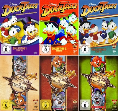 Ducktales: Geschichten aus Entenhausen 1+2+3 + Käpt'n Balu 1+2+3        | 18-DVD
