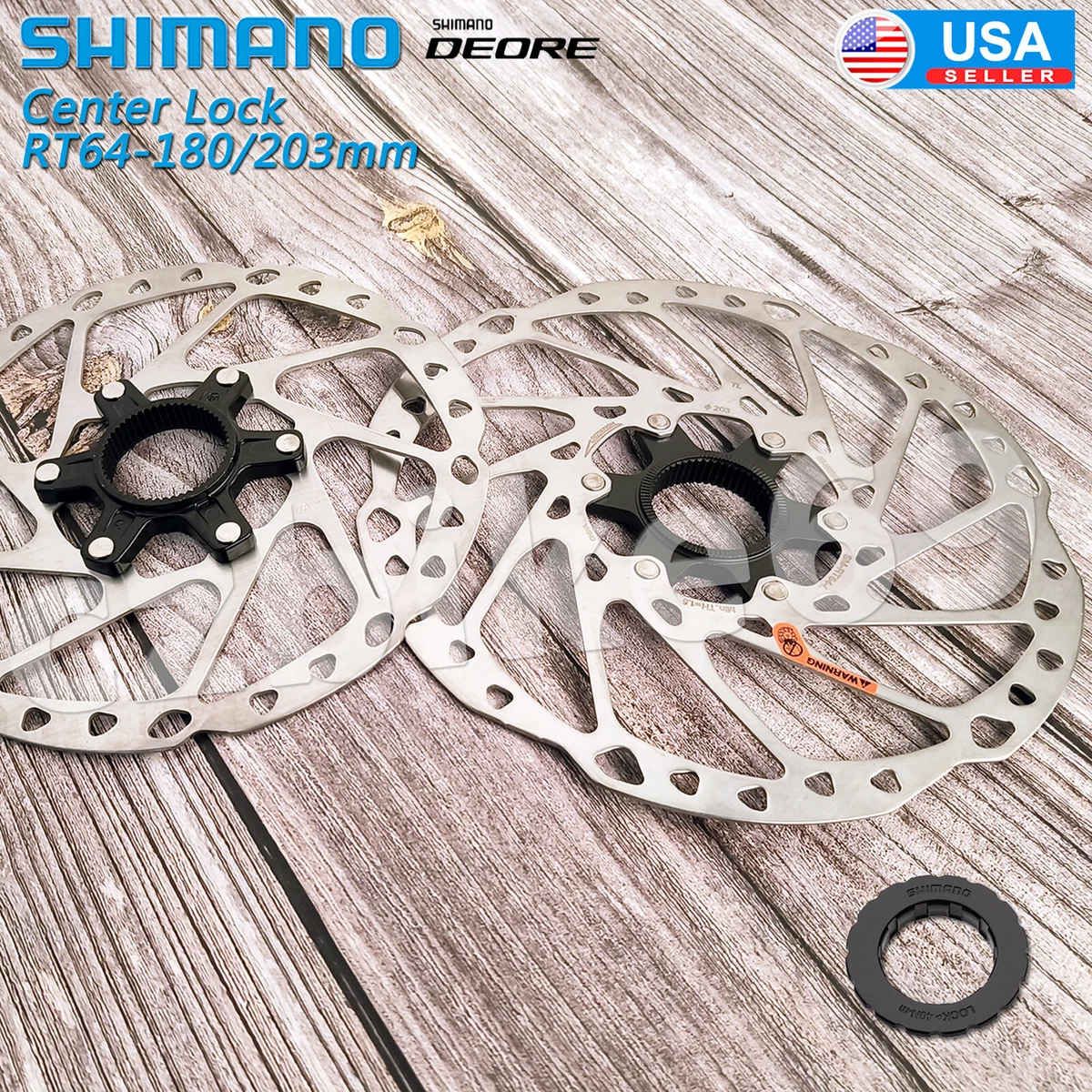 Shimano center lock 180 clearance