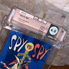 Nuovo NES Spy vs. Spy 1988 sigillato in fabbrica H-Seam WATA 6.5 gioco classificato 3 viti