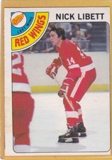 1978-79 O PEE CHEE HOCKEY NICK LIBETT #251 RED WINGS EX *A10186