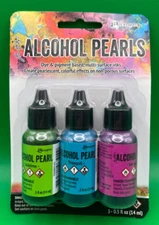 Ranger Alcohol Inks PEARLS 3 Pack Dye & Pigment Based TANK65524 #2