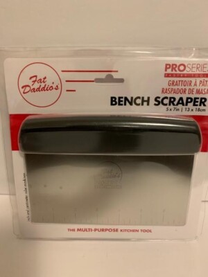 PROSERIES PASTRY TOOLS, BENCH SCRAPER, 5/7in , the Multi-Purpose Kitchen Tool