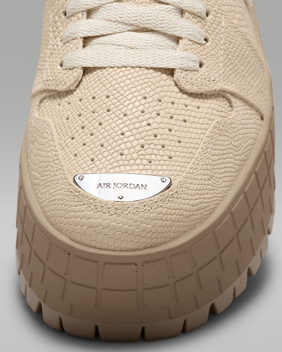 Nike WMNS Air Jordan 1 Brooklyn Low Rattan HF3184-200 Women's Size